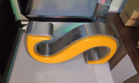 fiber laser cutter in advertising