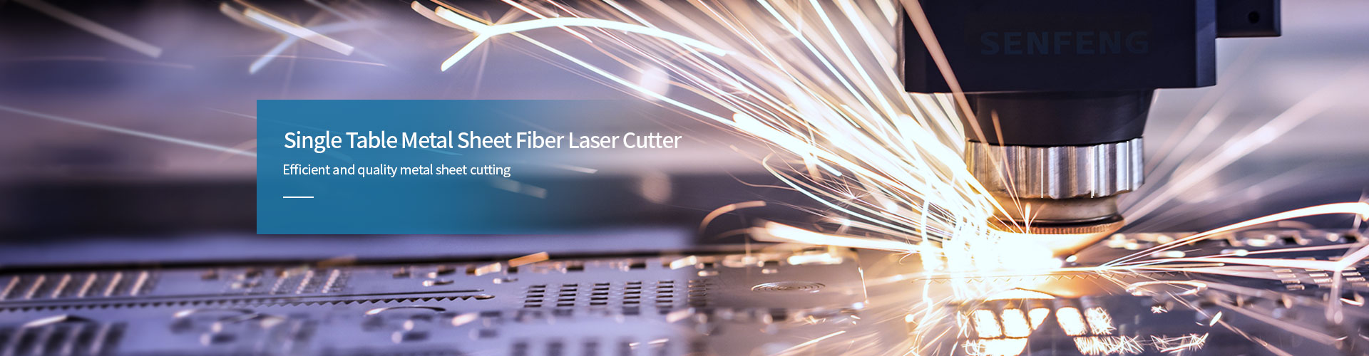 Single Table Metal Sheet Fiber Laser Cutter