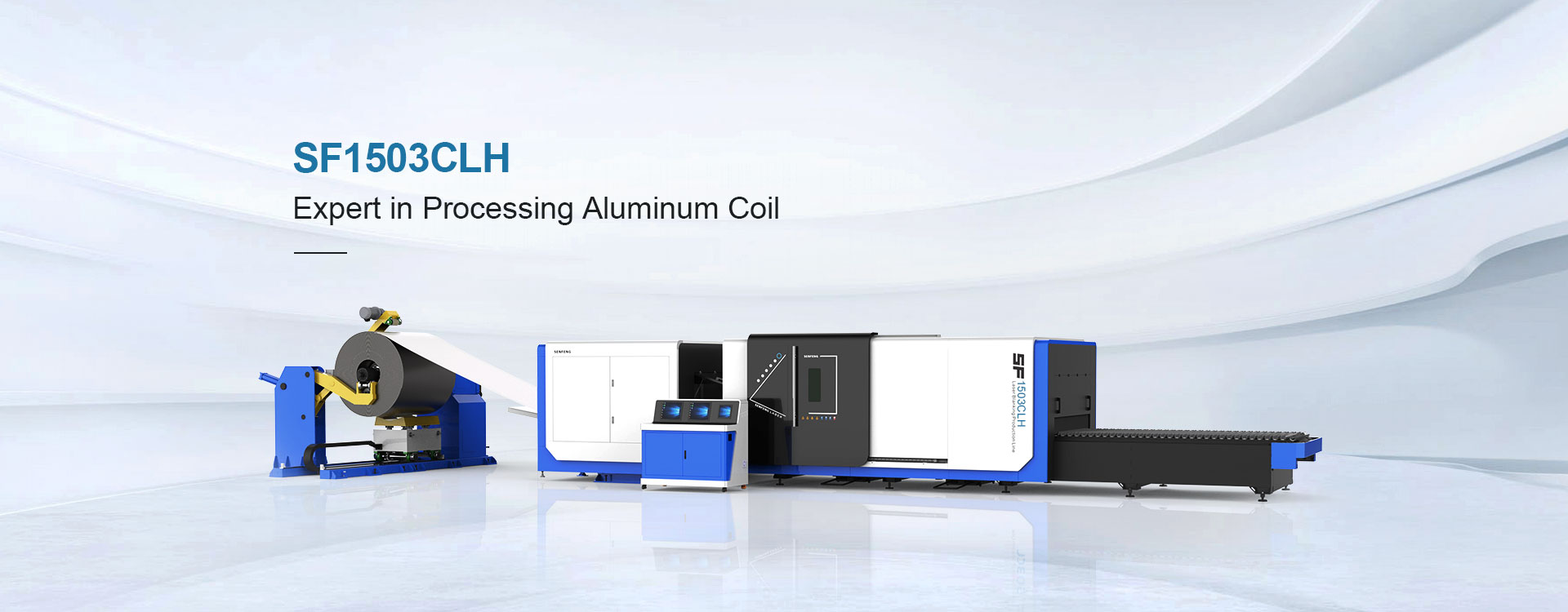 Aluminum Coilfed Laser Cutting Machine senfeng laser